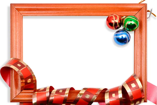 Kerstmis ballen frame2 — Stockfoto