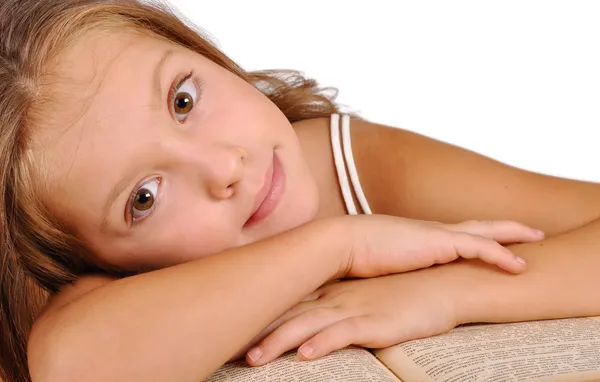 Girl reading — Stock Photo, Image