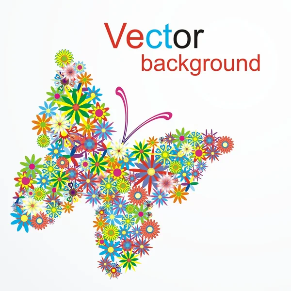 Vektor álom pillangó — Stock Vector
