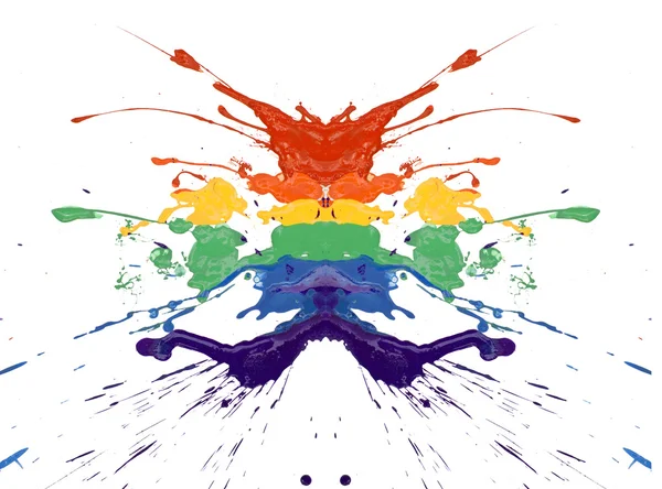Symmetri rainbow färg — Stockfoto