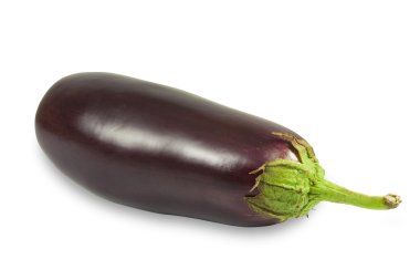 Eggplant isolated on white clipart