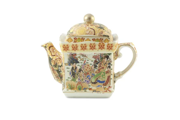 China Teapot isolated on white — Stock Photo, Image