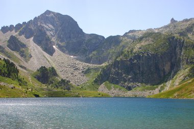 Lake Ilheou, Cyrque Du Lys, Cauterets - Pyrenees clipart