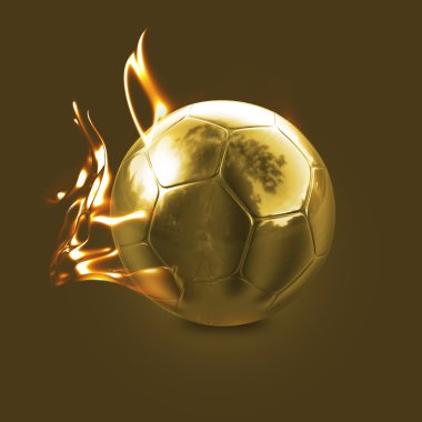 Golden Fire Ball clipart