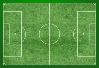 Soccer Field Layout clipart