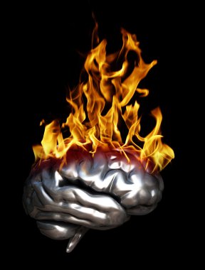 Brain Fire clipart