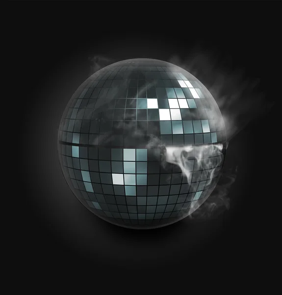 Dym disco ball — Zdjęcie stockowe