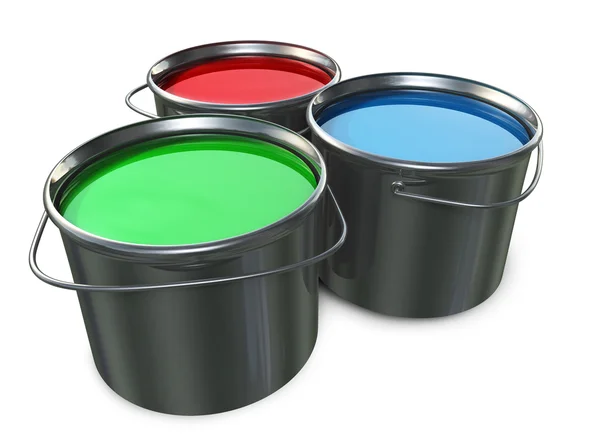stock image Paint Buckets
