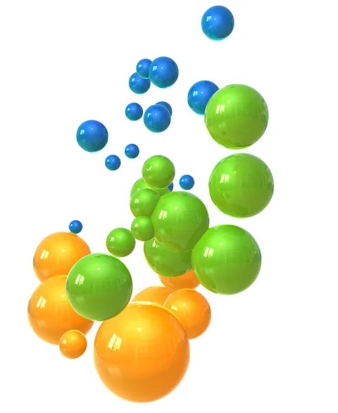 Burbujas de vidrio colorido — Foto de Stock