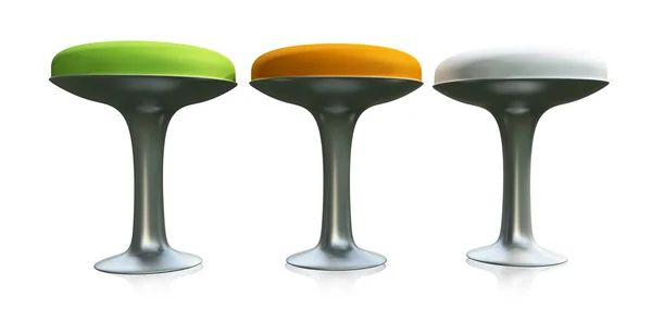 Trzy stołki — Zdjęcie stockowe