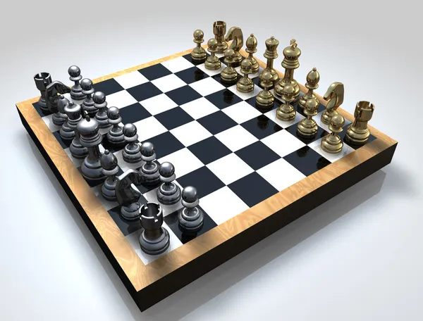 チェス盤 ストック写真