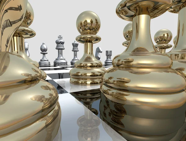 Foco de xadrez Imagem De Stock