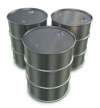 Three Oil Drums clipart