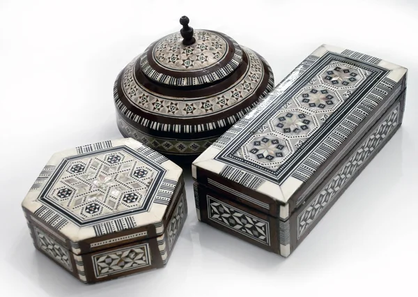 Арабийские ящики — стоковое фото