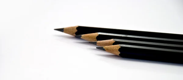 Horizontal Pencils — Stock Photo, Image