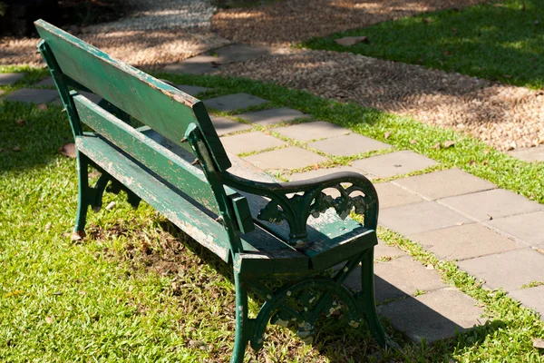 Chair foot sidewalk — Stock Photo, Image