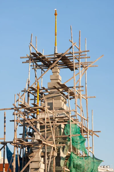 stock image Repair roof of temple