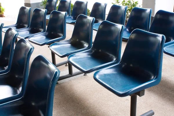 Μπλε καρέκλες — Φωτογραφία Αρχείου