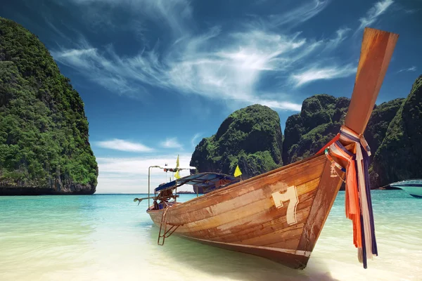 stock image Boat on the beach