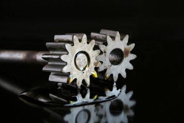Gears working together clipart