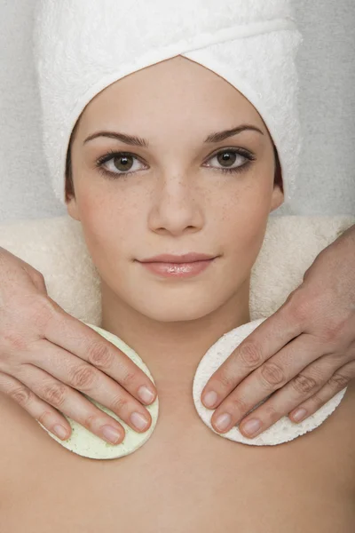 Face Cleansing — Stock Photo, Image