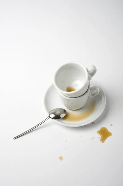 Leere Kaffeetassen — Stockfoto