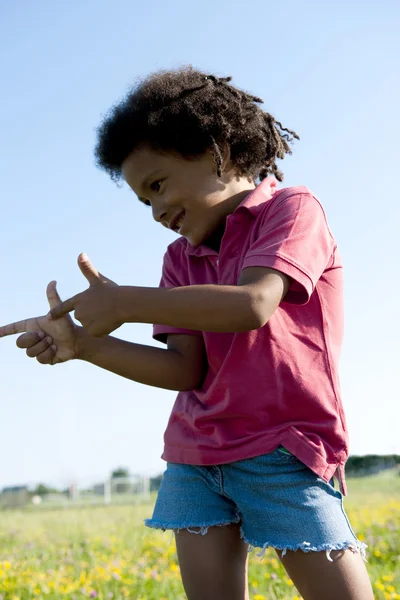Little boy gesturing — Stock Photo, Image