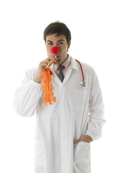 Doktor clown — Zdjęcie stockowe