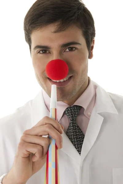 Клоунский врач — стоковое фото