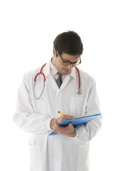 Doctor with clipboard Stock Photo