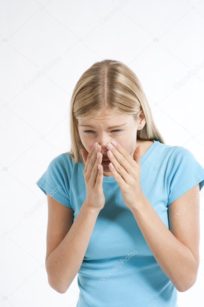 Coughing or sneezing