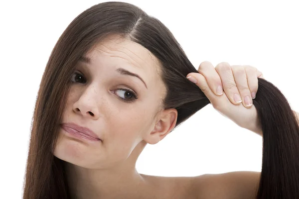 Problems with Hair — Stock Photo, Image