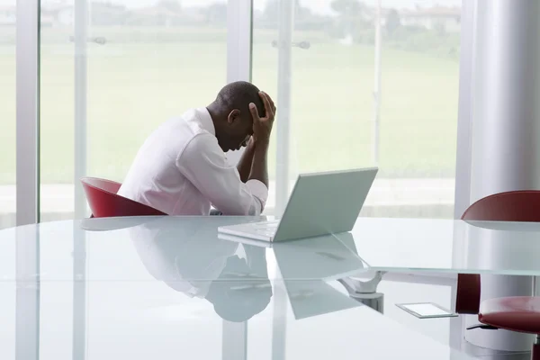 Depressed Businessman — Stock Photo, Image