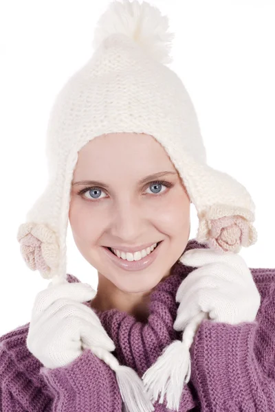 Winter woman Stock Image