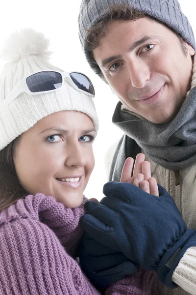 Winter Couple — Stock Photo, Image