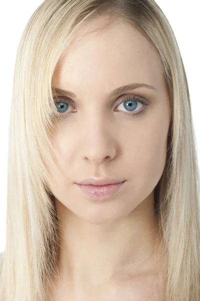 Portrait of a beautiful blonde woman — Stock Photo, Image