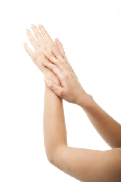 Hands lotion — Stock Photo, Image