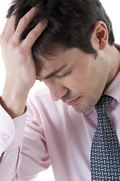 Depressed/Tired Businessman — Stock Photo, Image