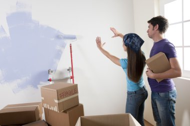 Decisions on Moving Day clipart