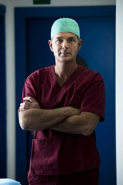 Retrato Cirujano Masculino — Foto de Stock