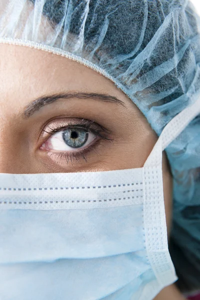 Крупный План Женщины Хирурга — стоковое фото