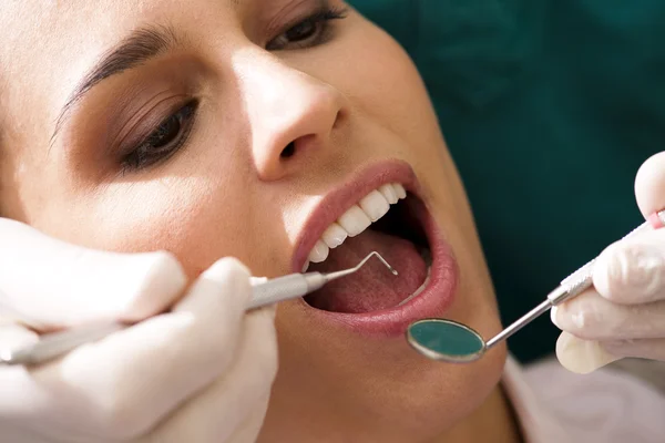 Young Woman Dentist — Stock Photo, Image