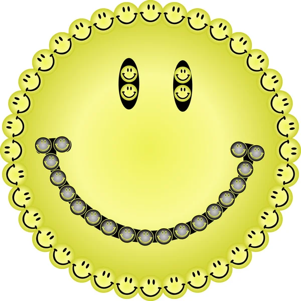 Grand sourire — Image vectorielle