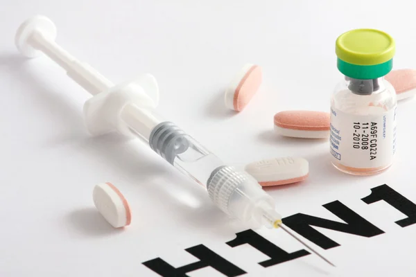 H1N1 Influenza Virus — Stock Photo, Image