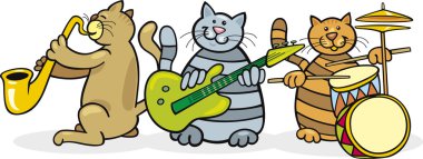 Cats band clipart