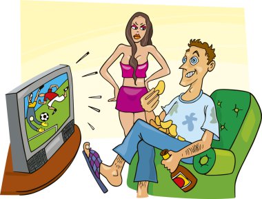 Sport fan clipart