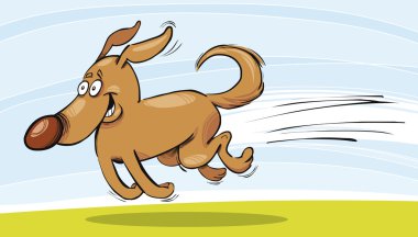 Running Dog clipart