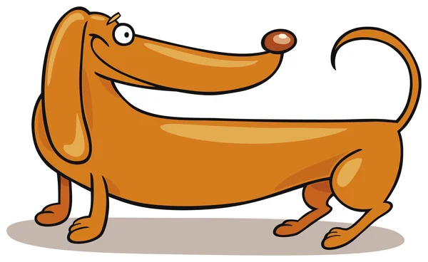 腊肠狗的狗 — 图库矢量图片