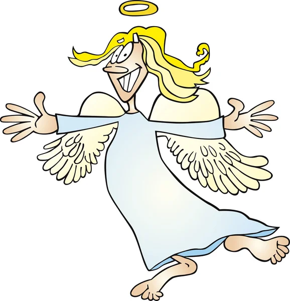Смешной ангел — стоковый вектор