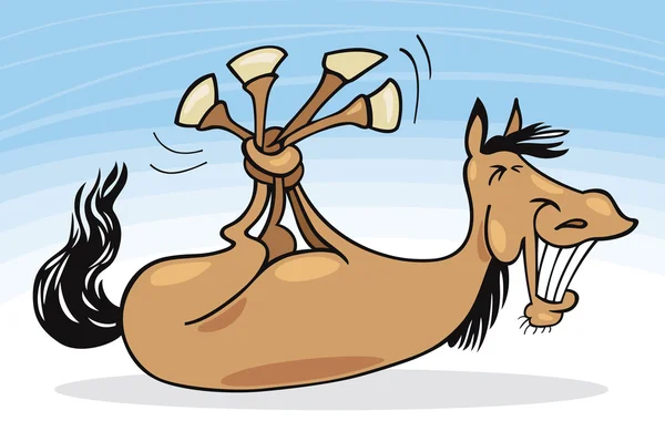 Смішні кінь — стоковий вектор